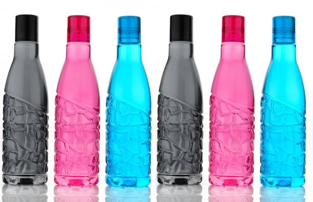 Flipkart SmartBuy Stylish crystal design water bottle set for multipurpose 6pc 1000 ml Bottle