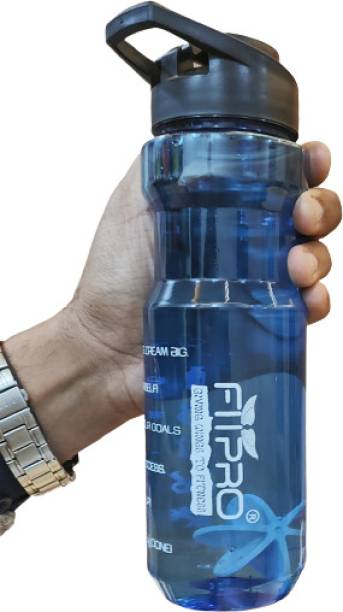 FitPro Unbreakable Water Bottle with Motivational Time Marker 800 ml Sipper