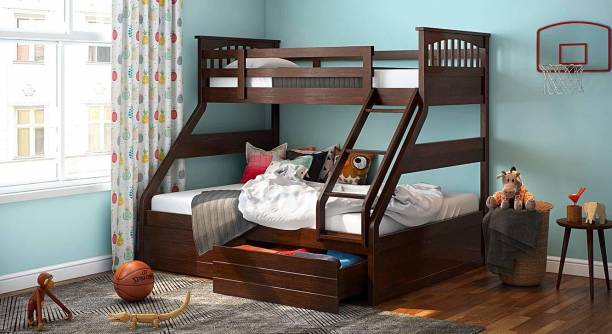 SS Wood Furniture Rosewood (Sheesham) Solid Wood Bunk Bed