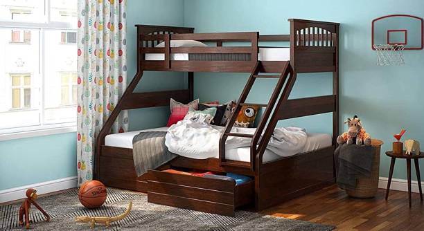 PCWOOD Solid Wood Bunk Bed