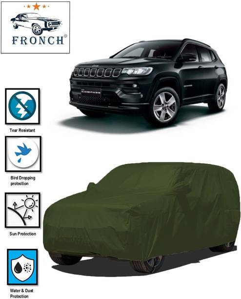 FRONCH Car Cover For Jeep Compass (With Mirror Pockets)