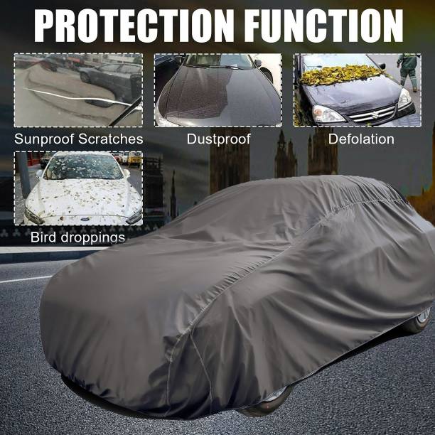Genipap Car Cover For Jeep Compass (Without Mirror Pock...