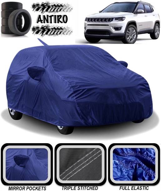 ANTIRO Car Cover For Jeep Compass (With Mirror Pockets)