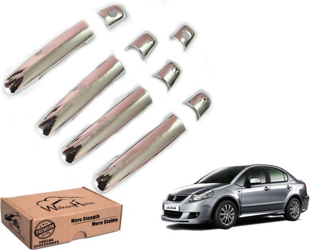 WolkomHome Premium Quality Chrome Door Handle Cover with Free Extra dual side Tape Sx4 New Car Grab Handle Cover