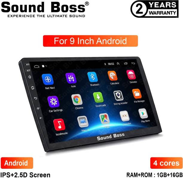 Sound Boss Androidify 3rd Generation 9" Inch Android (1GB/16GB) Car Stereo