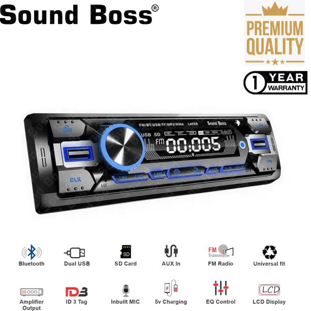 Sound Boss SB-6003 Charge Pro+ DUAL-USB/BLUETOOTH/AUX/FM/SD/Universal Car Stereo