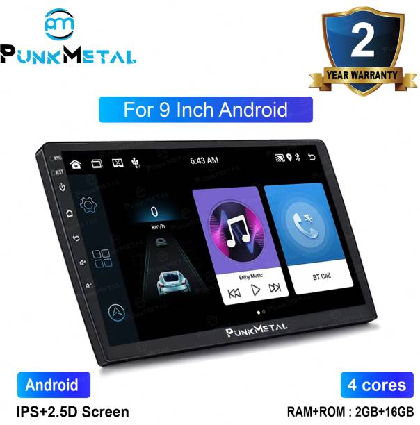 PunkMetal (2GB/16GB) Android 2Din 9'' Inch Car Stereo