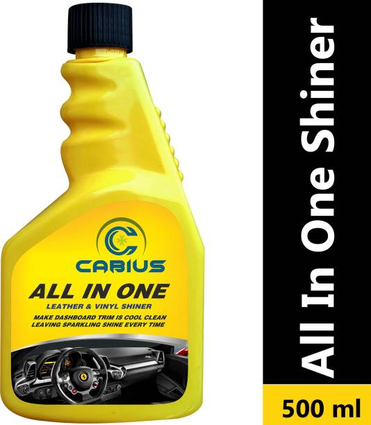 CABIUS Liquid Car Polish for Bumper, Chrome Accent, Dashboard, Exterior, Headlight, Leather, Metal Parts, Tyres