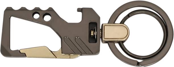 Omuda Stylish Hook Locking key ring Key chain for Bike, Car Men Women, Gift Locking Carabiner