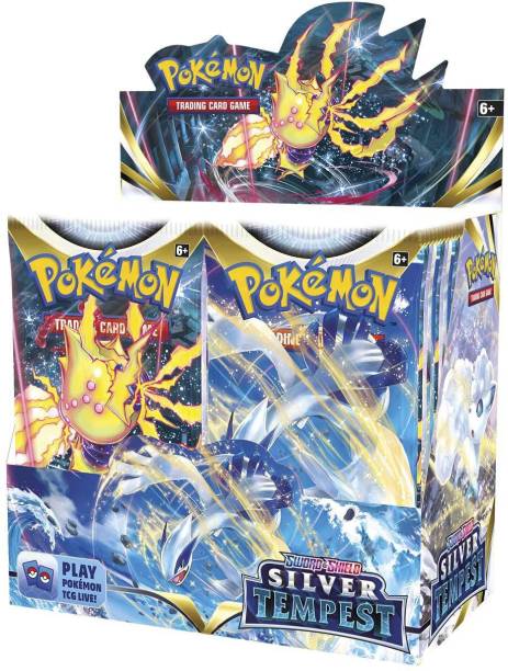 MOONZA Pokemon Sword & Shield Silver Tempest Big Booster Deck with 36 Pack