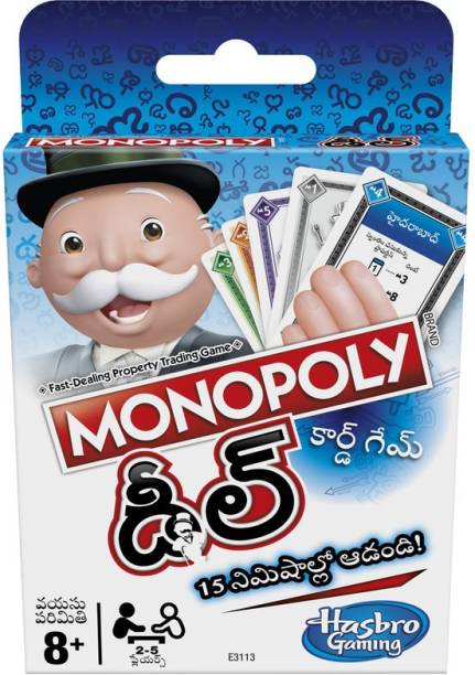 HASBRO GAMING Monopoly Deal Card Game- Telugu ( )