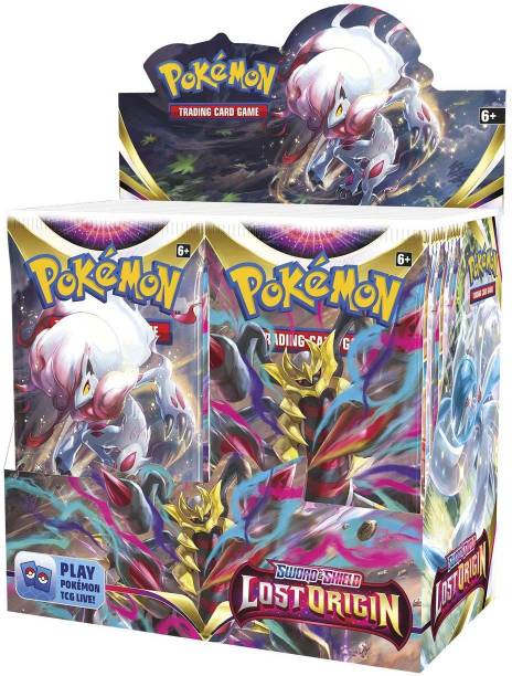 FEDOY PokeMon Sword & Shield Lost Origin Booster Pack Playing Card Game for Kids