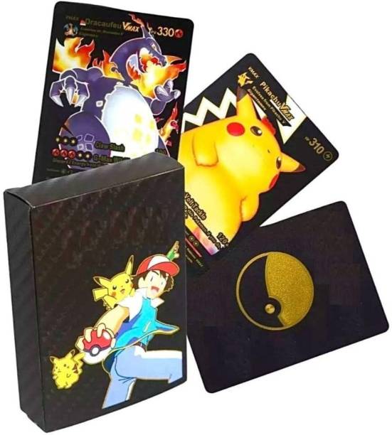 Toy Street 55pcs Pokemon TCG Black Foil Card Box V Seri...
