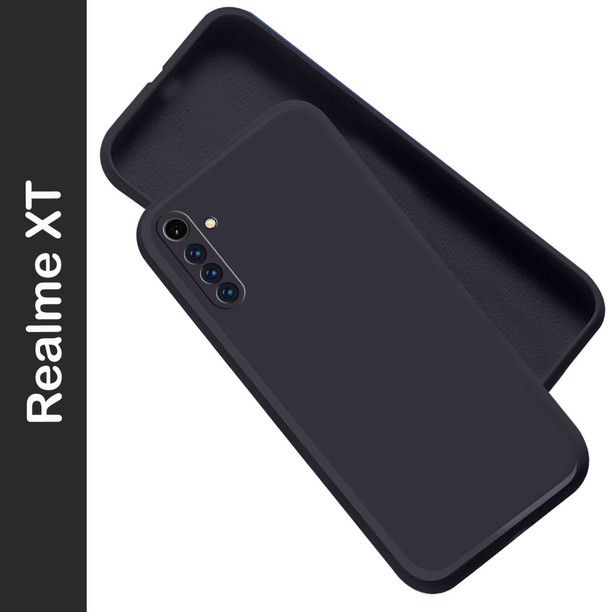 TPU étui de Protection avec Couvercle de téléphone Slot for Carte Rouge Couleur : Black YGL Protection du téléphone Téléphone Cas for Oppo Realme XT magnétique PU 