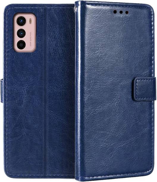 MAOGE Cover Portafoglio Per Motorola Moto G42 – Custodia In Pelle Con Motivo Foglie E Gatto, Lavanda, Antiurto Con Supporto
