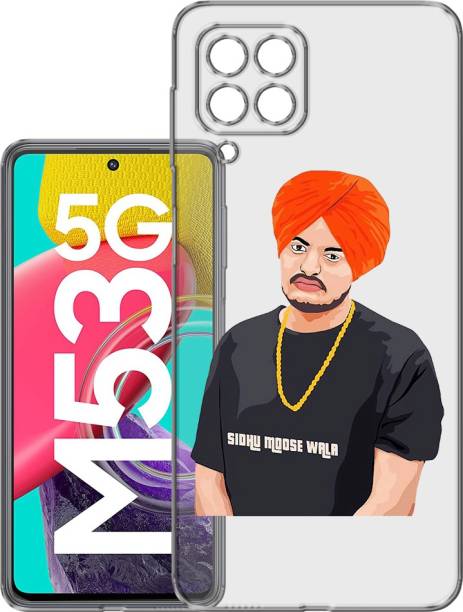 HANIRY Back Cover for Samsung M53 / SM-A536EZKGINS mobile cover | SIDHU MOOSE WALA VECTOR | Printed | PNG_12