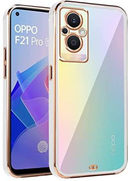 ClickAway Back Cover for Oppo F21 Pro 5G |Electroplated Square Platting Chrome Case