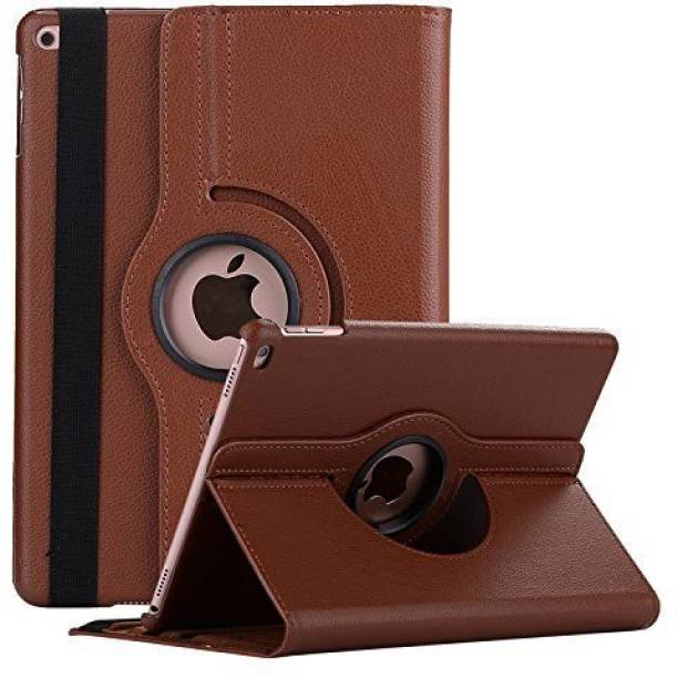 Mobilejoy Flip Cover for iPad 9.7 Inch 2017 2018 5th 6th Generation 360 Degree Rotating Leather Stand Case Cover