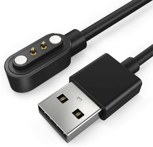 turbomax Smartwatch Charger for 2 Pin(Noise Colorfit Pro 2,3 Boat Strom,Nexfit Run)0.2 m Charging Pad