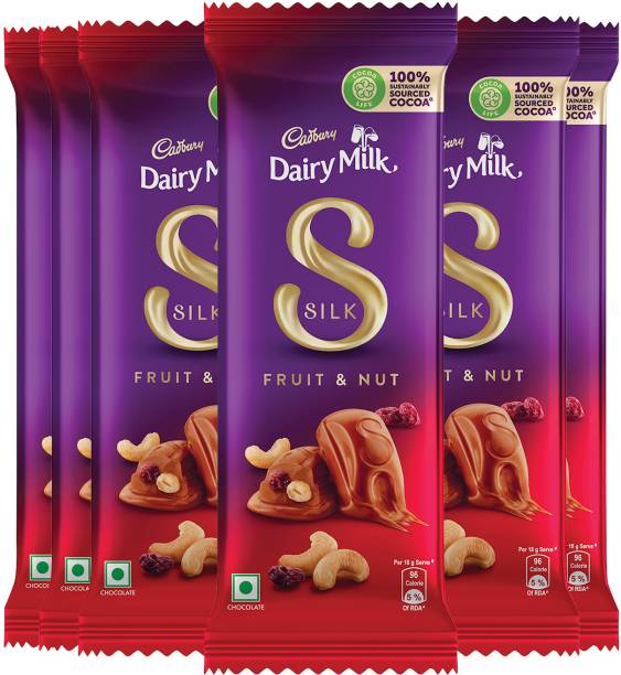 Cadbury Dairy Milk Silk Fruit and Nut Chocolate Bars