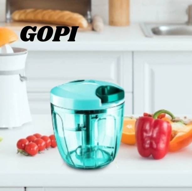 gopi by GopiStore 1000 ml Premium Vegetable Chopper Green Vegetable & Fruit Chopper
