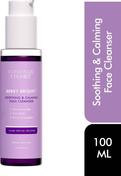 Conscious Chemist Pore Refining Face Wash For Bright Clear Skin with Niacinamide & Berry Complex