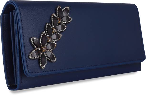 Casual, Party, Formal, Sports Blue  Clutch Price in India
