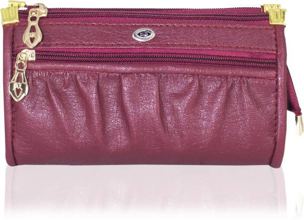 Formal Maroon  Clutch Price in India