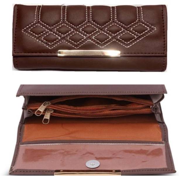 Casual, Formal Brown, White  Clutch Price in India