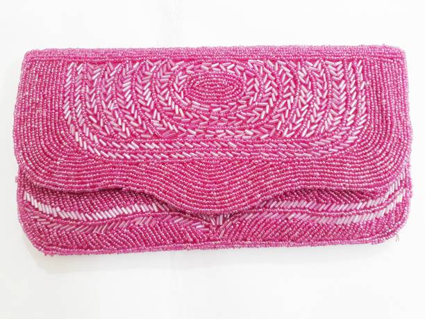 Party, Casual Pink  Clutch Price in India