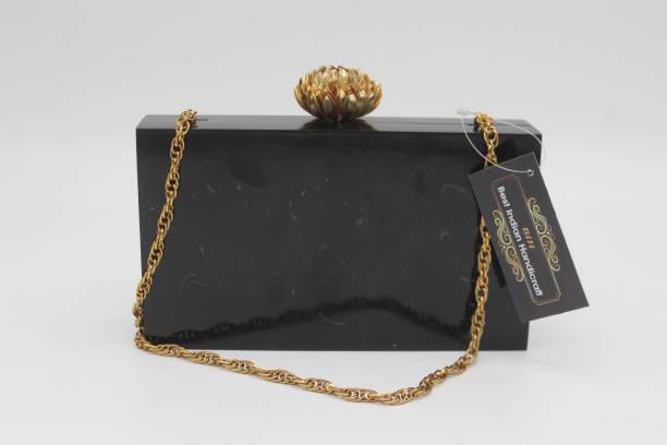 Party Black  Clutch Price in India