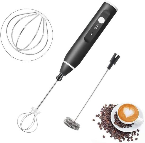 NIRVITTHAL Rechargeable Electric Coffee Beater 50 W Electric Whisk Personal Coffee Maker