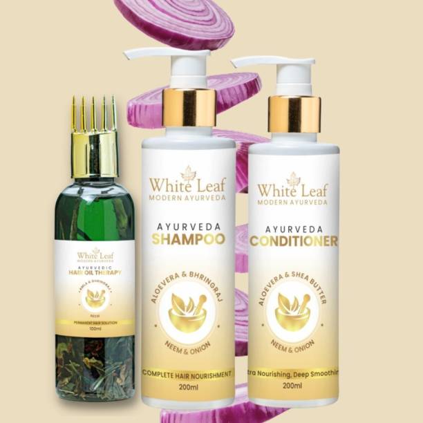 White Leaf Advanced Anti-Dandruff Shampoo With Oil & Conditioner|Irritation & Dry skin Price in India