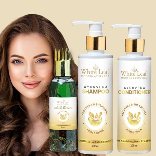 White Leaf Advanced Anti-Dandruff Shampoo With Haio Oil & Conditioner|Reduces Flaking Price in India