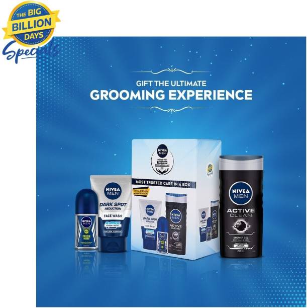 NIVEA BBD Special Combo, Facewash 100g, Shower Gel 250ml, Roll-On Deodorant 50ml (With Signed Celebrity Card)