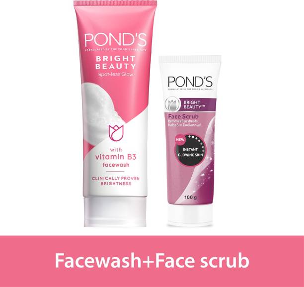 POND's Bright Beauty Facewash 200ml & Scrub�100g(2 Items in the set)