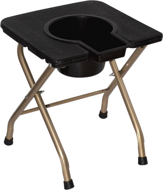 VarietyStore Commode Chair for unisex/ADULT Comfortable Safe chair Commode Shower Chair