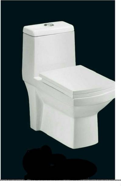 Spanish One Piece Western Toilet Madrio With Inbuilt Jet Western Commode