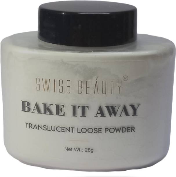 SWISS BEAUTY Bake It Away Translucent Loose Powder  Compact