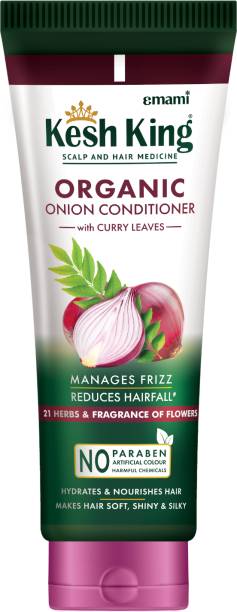 Kesh King Organic Onion Conditioner with Curry Leaves for hydrated and nourished hair