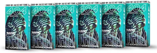 Bold Care Super Nano Thin Condoms For Men | 60 Units Condom