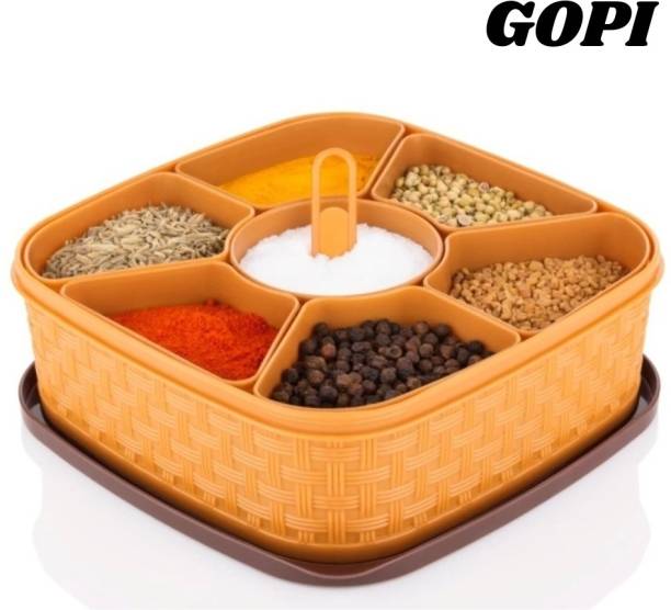 gopi By GopiStore Stylish Spice Masala Container For Kitchen  - 1000 ml Plastic Utility Container