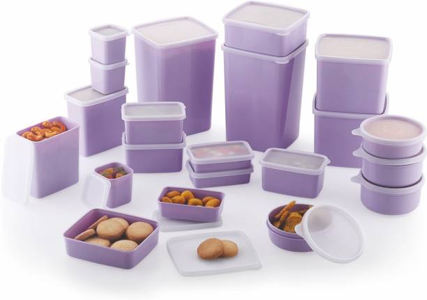 MASTER COOK 21 PC COMBO PASTEL VIOLET  - 10750 ml Polypropylene Grocery Container