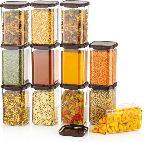 Flipkart SmartBuy Plastic Storage Container Kitchen Containers Jar Set  - 1100 ml Plastic Grocery Container