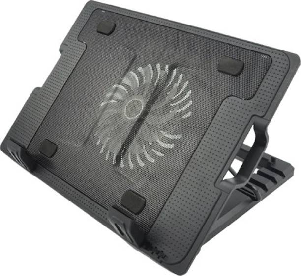 gsnr 9-17 inch Laptop Cooling pad 5 Step Angle Adjustment USB Support 1400 RPM 1 Fan Cooling Pad