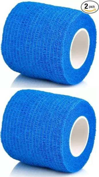 TeeAn Self Adhesive Elastic Bandage Sport Tape Elastoplast Muscle Bandage(blue) Crepe Bandage