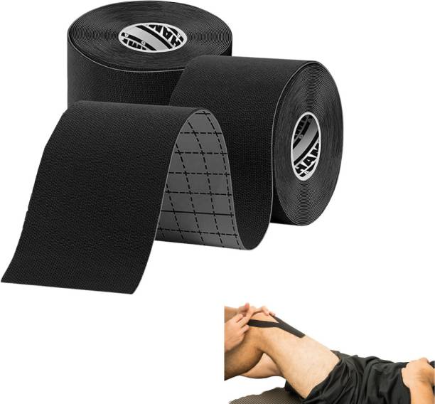 Jai Ingredients Kinesiology Tape for Physiotherapy, KT Tape For Sports Injury Crepe Bandage