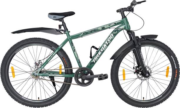 HRX Predator with Front Suspension and Dual Disc Brakes, 85% Assembled 26 T Mountain Cycle