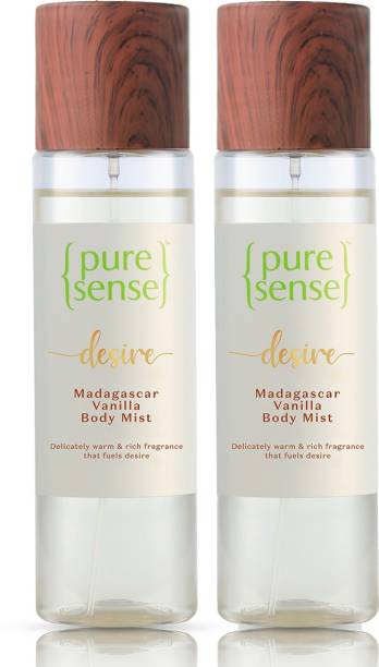 PureSense Madagascar Vanilla Body Mist Combo Long Lasting Fragrance Body Mist  -  For Women