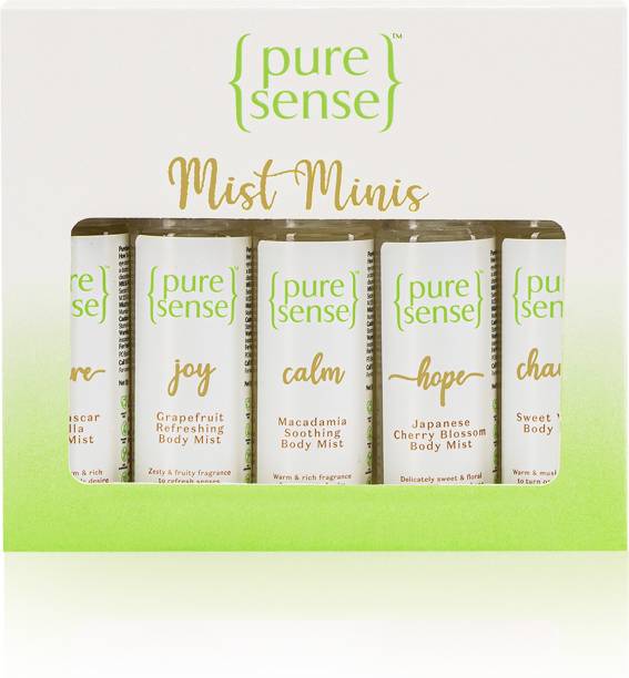 PureSense Body Mist Mini Assorted Long Lasting Fragrance Body Mist  -  For Men & Women